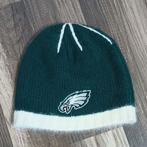 NFL Eagles Unisex Acrylic & Angora Blend Beanie. Size: One Size